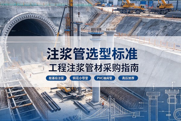鄱阳注浆管选型标准