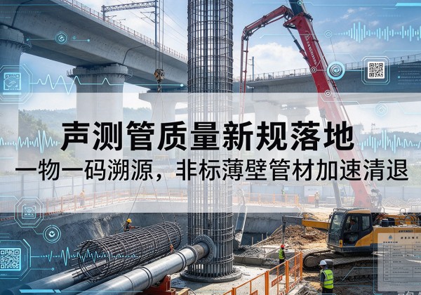 鄱阳声测管质量新规落地，一物一码溯源，非标薄壁管材加速清退